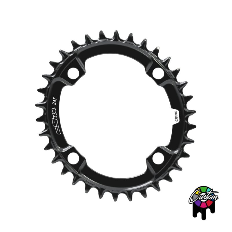 TT Xt M8000 Oval Chain Ring 34T
