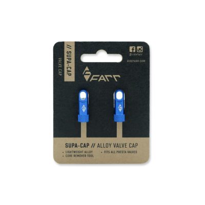 Farr Supa-Cap Valve Caps – Blue