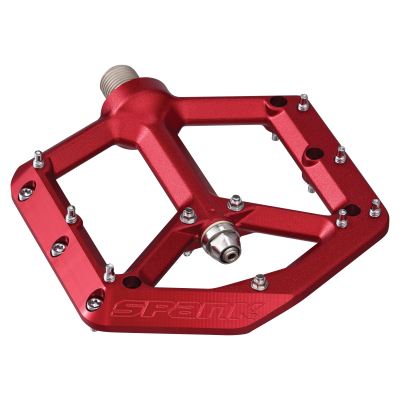 Spank Spike pedals red
