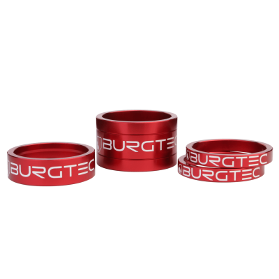 Burgtec Stem Spacer Kit – Race Red
