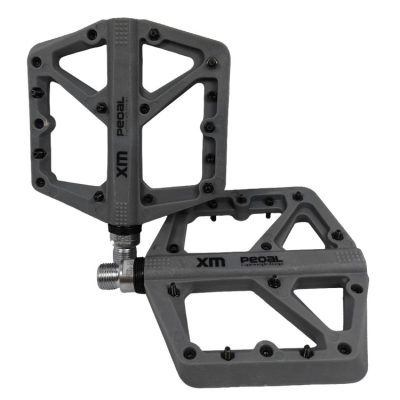 Fluir XM Nylon MTB Platform Pedals – Grey