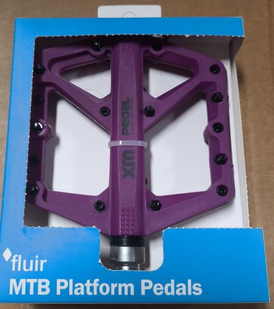 Fluir XM Nylon MTB Platform Pedals – Purple